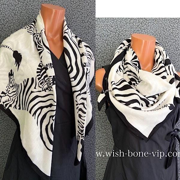 インポート大判＆スクエアスカーフ｜モノトーンストール｜ロング