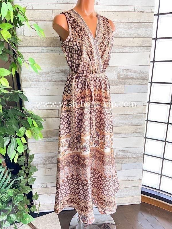 イタリア製インポートマキシワンピース通販 | エスニックロングドレス