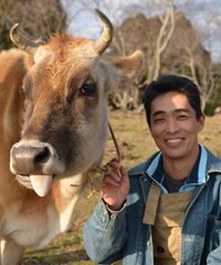 矢野さん家のジャージー牛