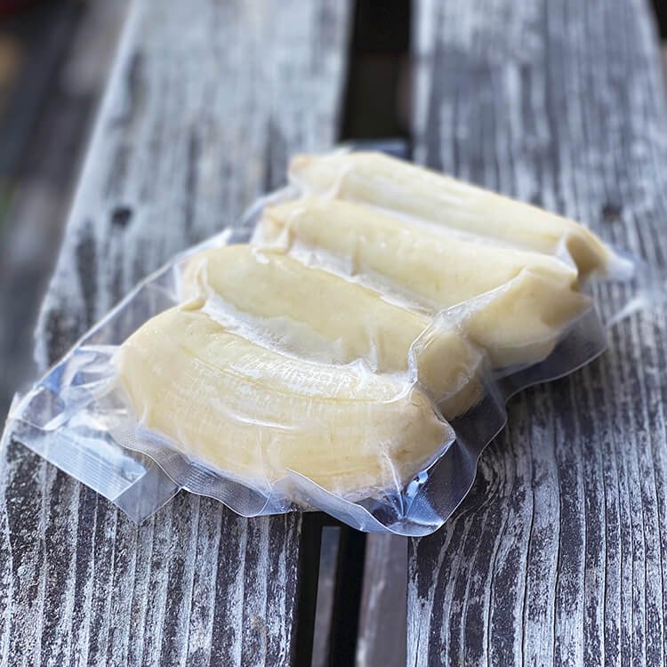 本領さんの冷凍銀バナナ（自然栽培）約250g【冷凍】