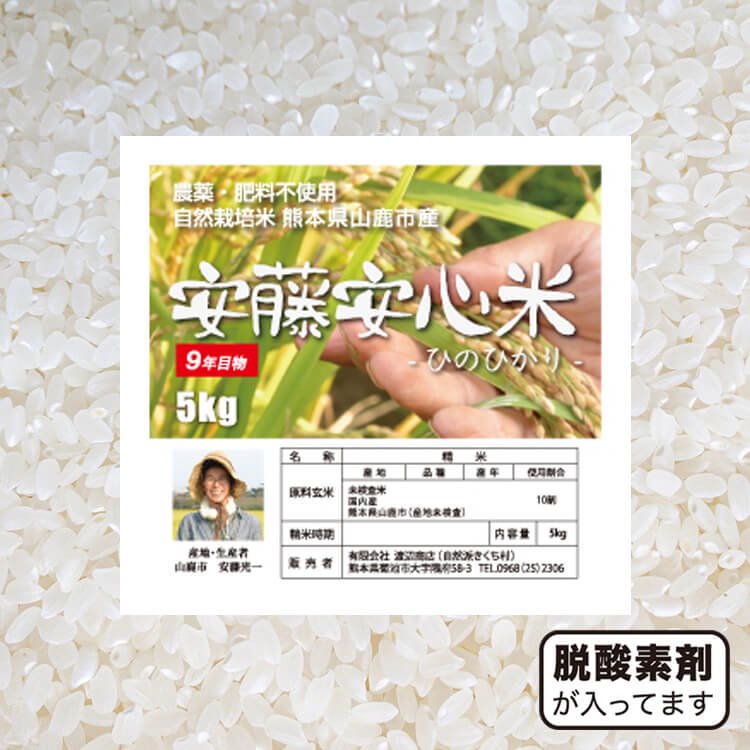 ご予約受付中】天日干し＆化学肥料不使用の特別栽培米（菊鹿町産）品種は「森のくまさん」です③ - 熊本県の食品