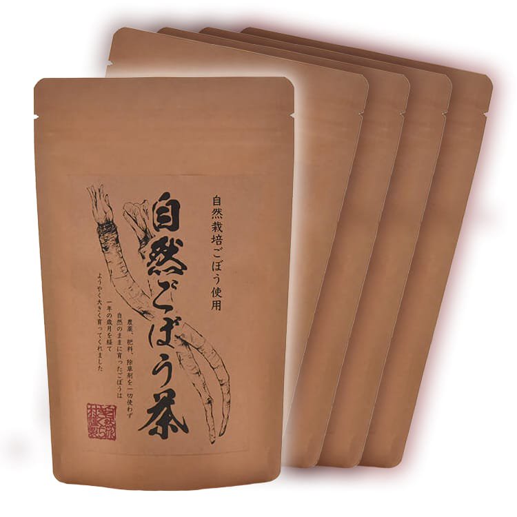 【お得な5袋セット】自然ごぼう茶 80g（自然栽培ごぼう使用）..
