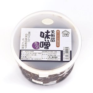 冨田さんの天然菌味噌（黒大豆）　750g（熊本県産・自然栽培原料使用）