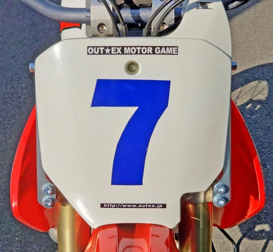 CRF150R NEWステムスタビライザー クリアーアルマイト - バイク