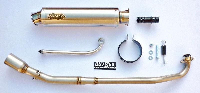 スーパーカブ110プロ（JA10) OUTEX.R-TT マフラー - バイク