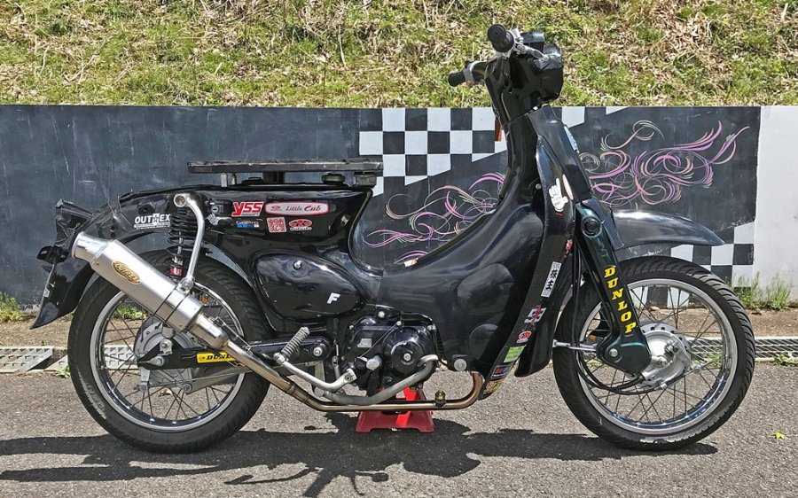 スーパーカブ50/リトルカブFI (JBH-AA01) OUTEX.R-SA/O2/RACE - バイクマフラー・バイク　パーツ　通販：OUTEX