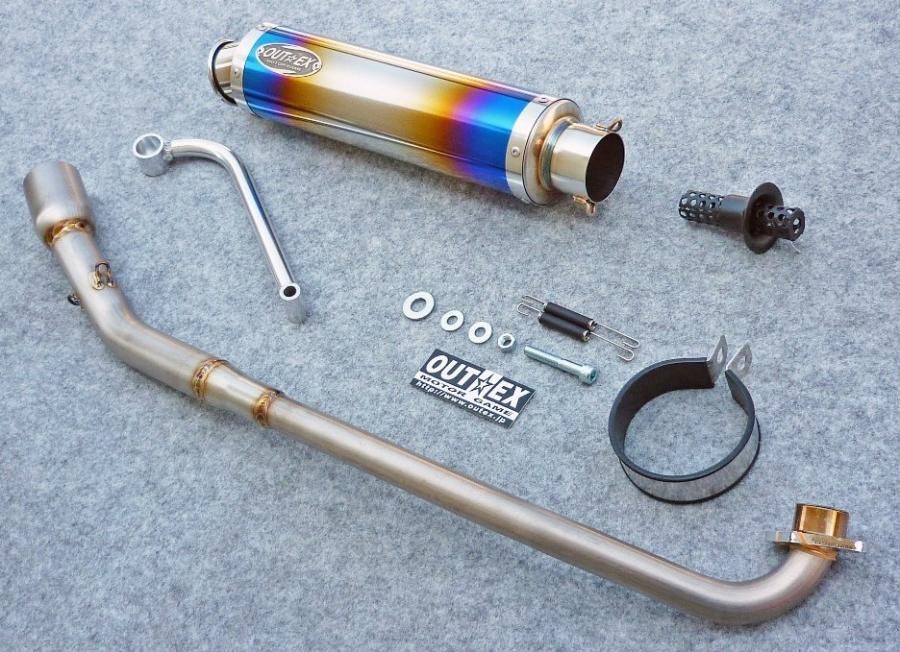 カブマフラー　JA07 スポーティーダウンマフラースーパーカブ110:クロスカブ用(JA07