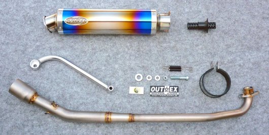 スーパーカブ110 (JA10/JA44共通)　OUTEX.R-TTG　マフラー - バイクマフラー・バイク　パーツ　通販：OUTEX