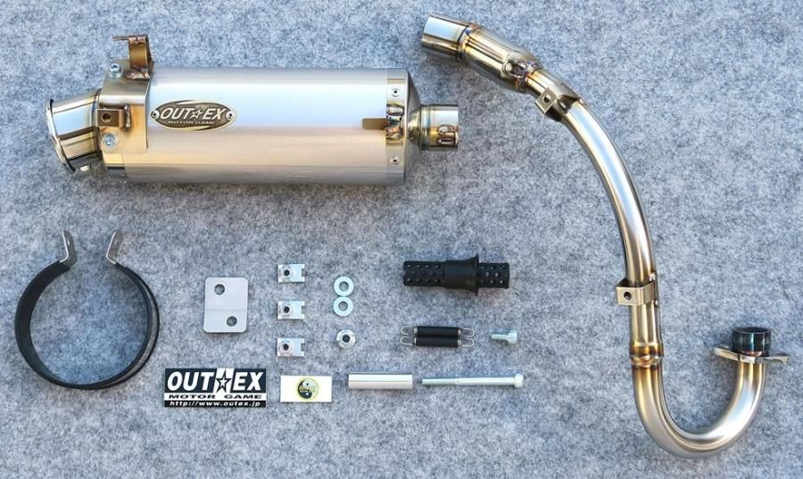 2018~2020 モンキー125 OUTEX.R-SS （ステンレスエキパイ