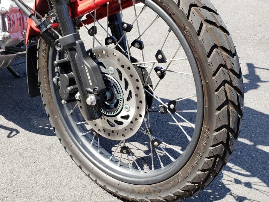 スポークブースターブラックアルマイト CT125用 前後共通