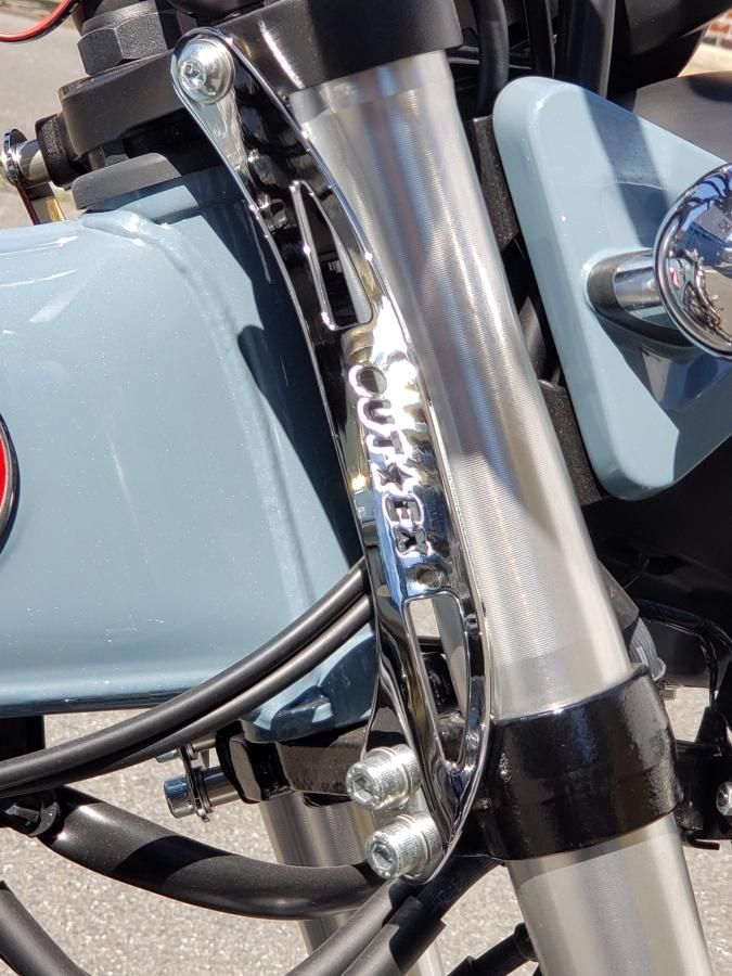 モンキー125/グロムJC92 ステムスタビライザー スチールレーザー