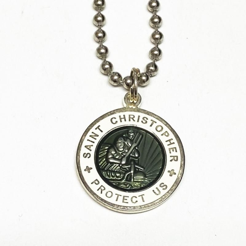 Saint Christopher セントクリストファー コインネックレス 19mm