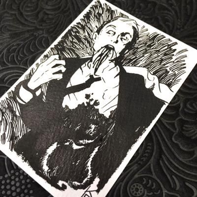 界 賀邑里 モノクロペン画 08 - タコシェオンラインショップ