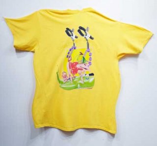Duckcrow a.k.a wowwowwow 「2020children_s world T shirts yellow」