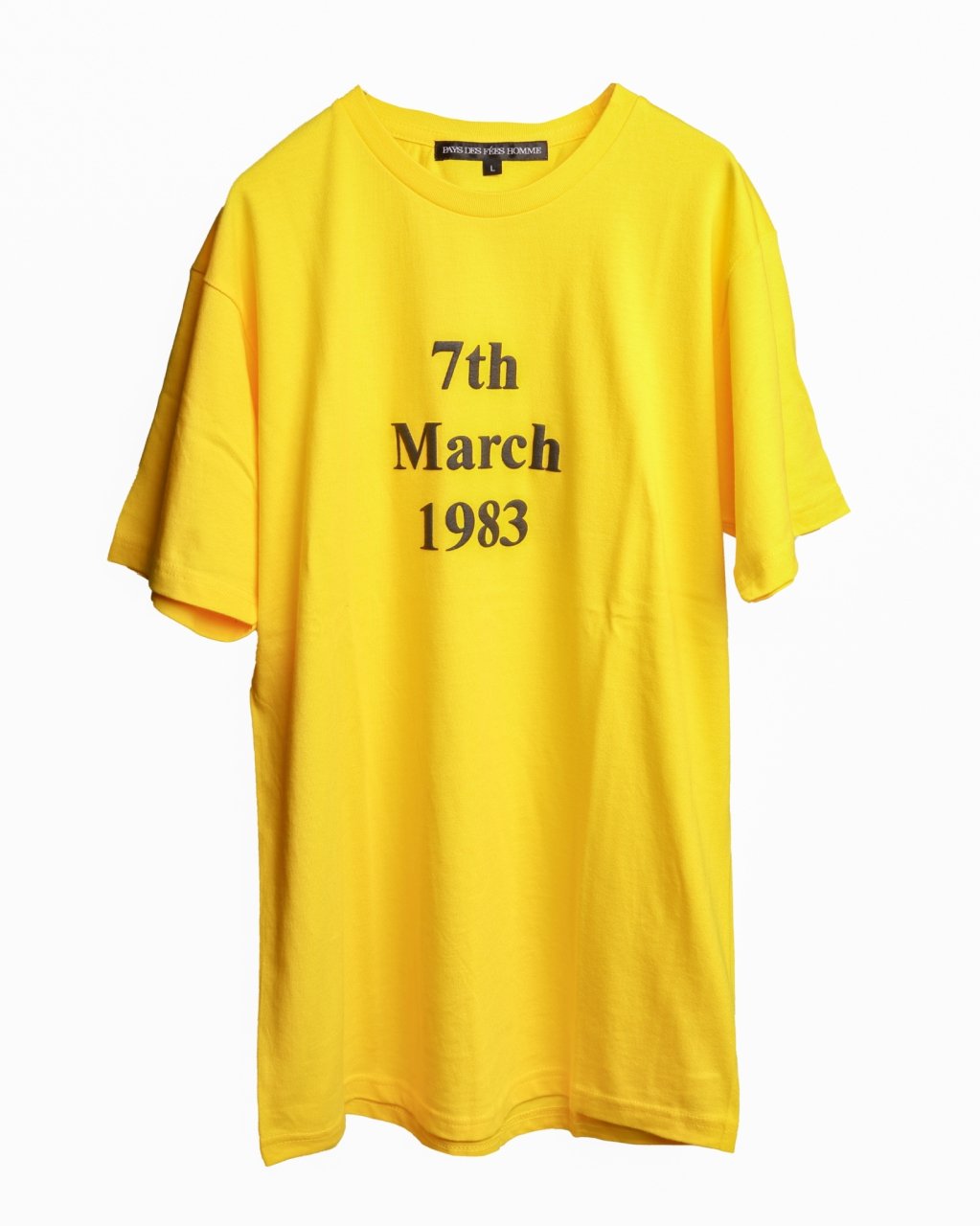 19830307 T shirt (yellow body)