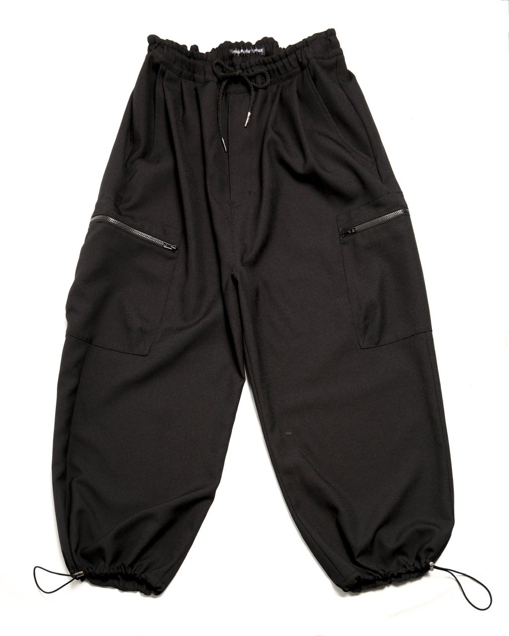 ご予約・9月お届け：Breathable zip pockets cargo pants