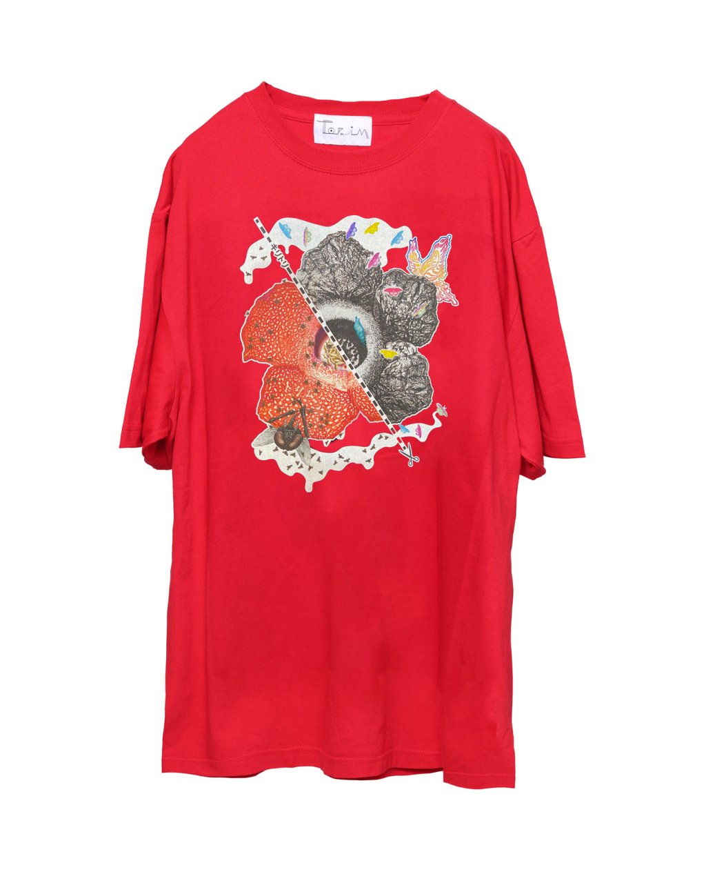 ご予約・２月お届け　rafflesia　T-shirt　red/ToriM