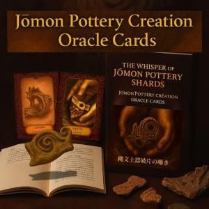 Jomon Pottery Oracle Creation Cards (44 Cards + 118-Page Guidebook), Japanese/English