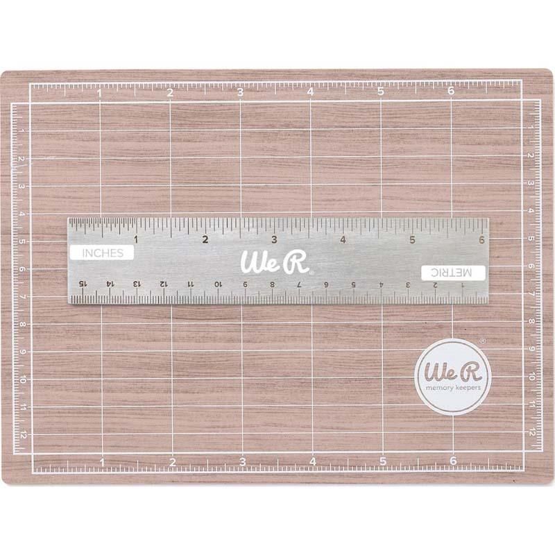 We R　Mini Magnetic Cutting Mat & Ruler Set　ミニカッティングマット＆ミニルーラー -  スクラップブッキングとペーパークラフト材料のお店｜studio polka-スタジオポルカ