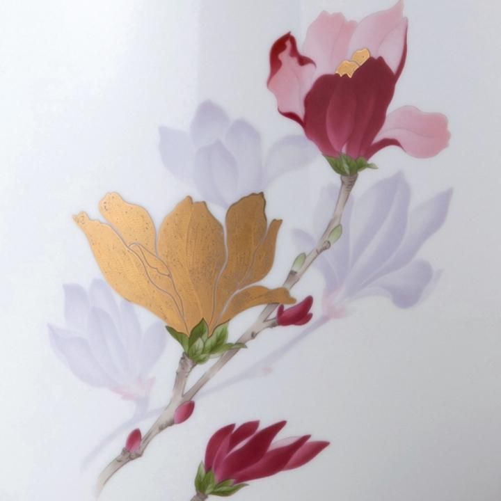 夏目型 金木蓮 - 7寸｜花の骨壷（骨壺）