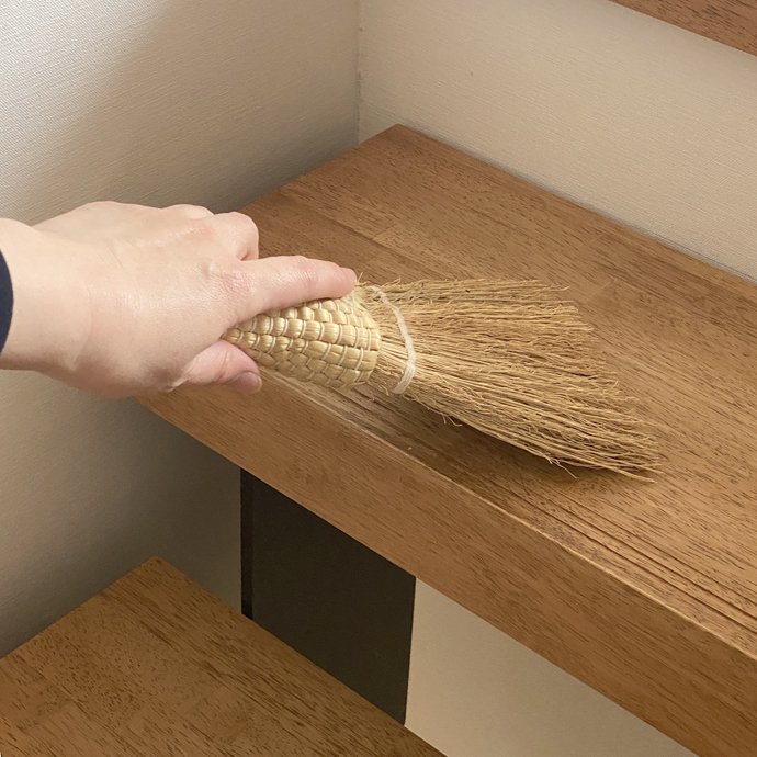 ソルガムホウキ テーブルブラシ ほうき 掃除道具 天然素材 ナチュラル 掃除 クリーニング  階段掃除