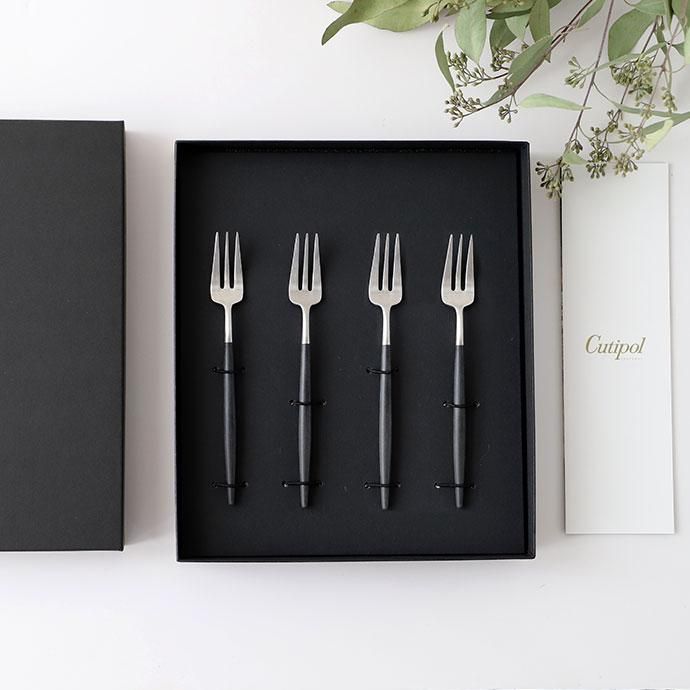 おりべえ　クチポール　GOAブラック＆シルバー　４種×各３　計12本 クチポール ゴア GOA ブラック／シルバー シュガーレードル 12.7cm