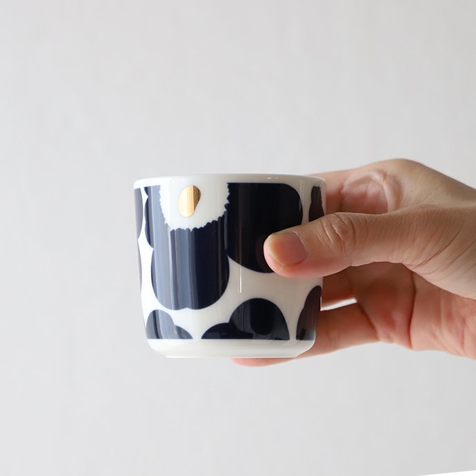 marimekko｜マリメッコ［Unikko ウニッコ］ラテマグ（ネイビー×ゴールド） 単品 日本限定 -  北欧とインテリア雑貨のオンラインショップ｜ハシュケ［hushykke］