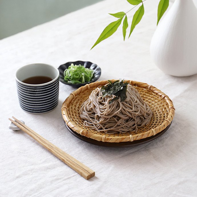 公長齋小菅 そばざる S 蕎麦 遠き 竹 21cm 竹細工 老舗