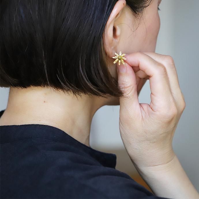 ピアス タイ 竹 バンブー 手仕事 アクセサリー