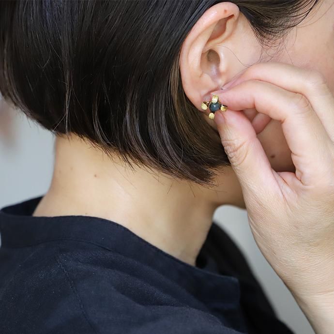 ピアス タイ 竹 バンブー 手仕事 アクセサリー