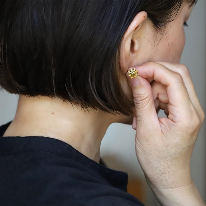 ピアス タイ 竹 バンブー 手仕事 アクセサリー