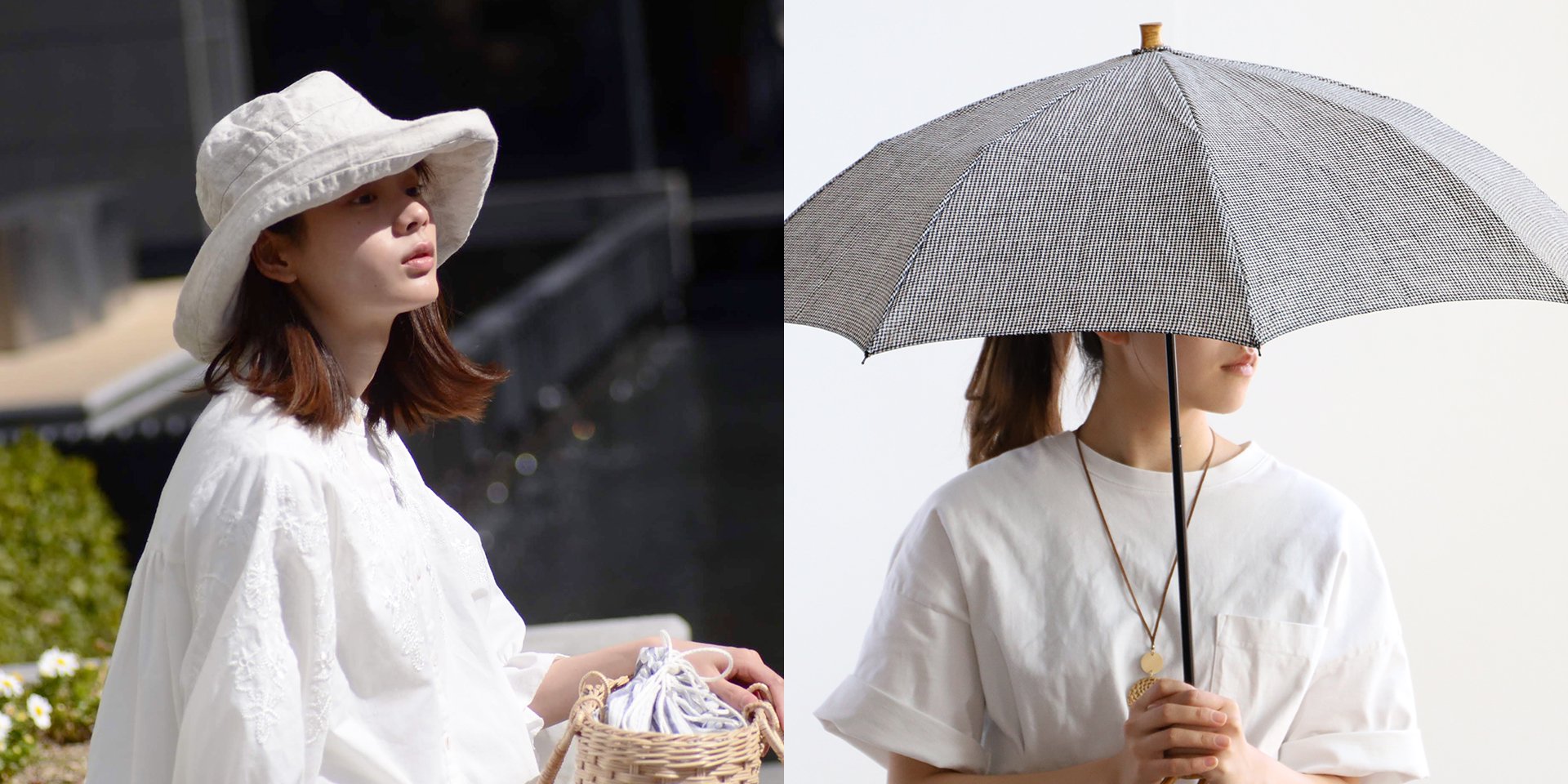 UVカット 日傘 帽子 紫外線カット 日焼け防止 ファッション 大人のおしゃれ リネン 夏