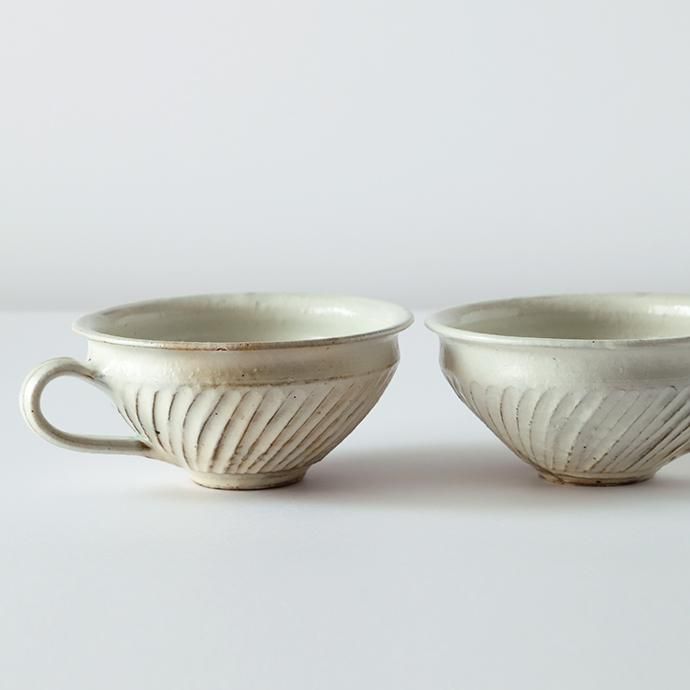 古谷製陶所｜鉄散 線彫 スープカップ - ハシュケ［hushykke］