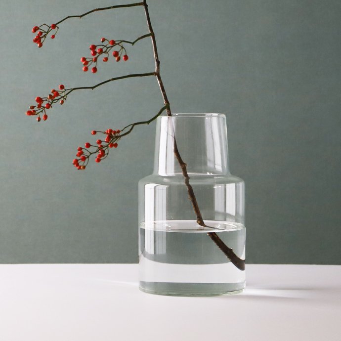 リューズガラス 花瓶［ロケート］フラワーベース 23cm - 北欧と 