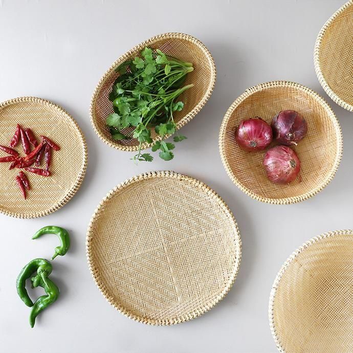 松野屋［ベトナムザル］深ザル楕円 小 26cm - ハシュケ［hushykke］