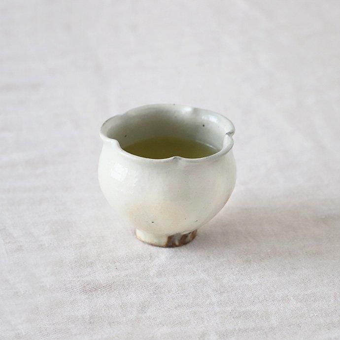 古美術·万古焼蓮の花型盃洗 ·茶道具·お湯呑F1 古美術·万古焼蓮の花型盃洗 ·茶道具·お湯呑F1