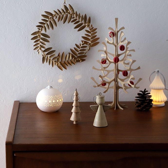 マンゴーウッドのオーナメント［天使］ - ハシュケ［hushykke］