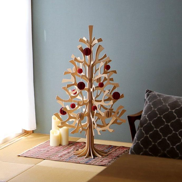 lovi│ロヴィ クリスマスツリー 100cm(ナチュラル) ＆ オーナメント