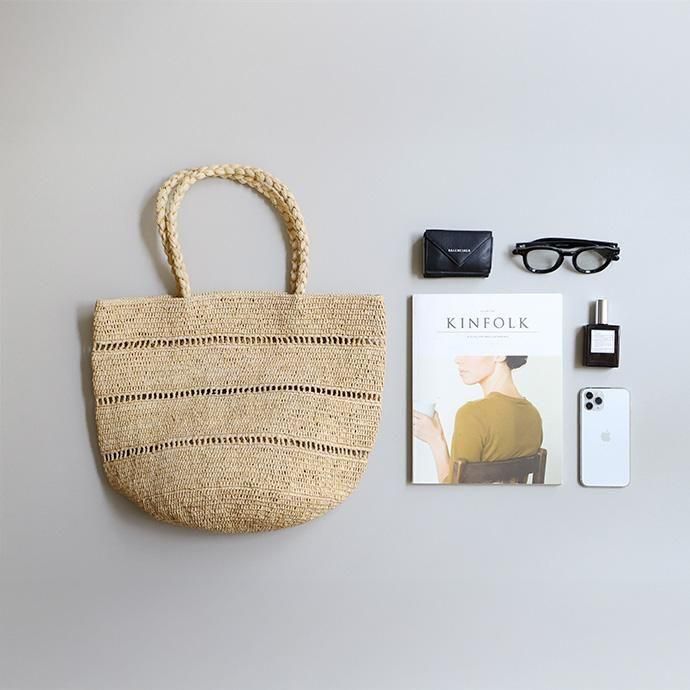 MADE IN MADA かごバッグ ALICE MM BAG アリス （TEA/ブラウン
