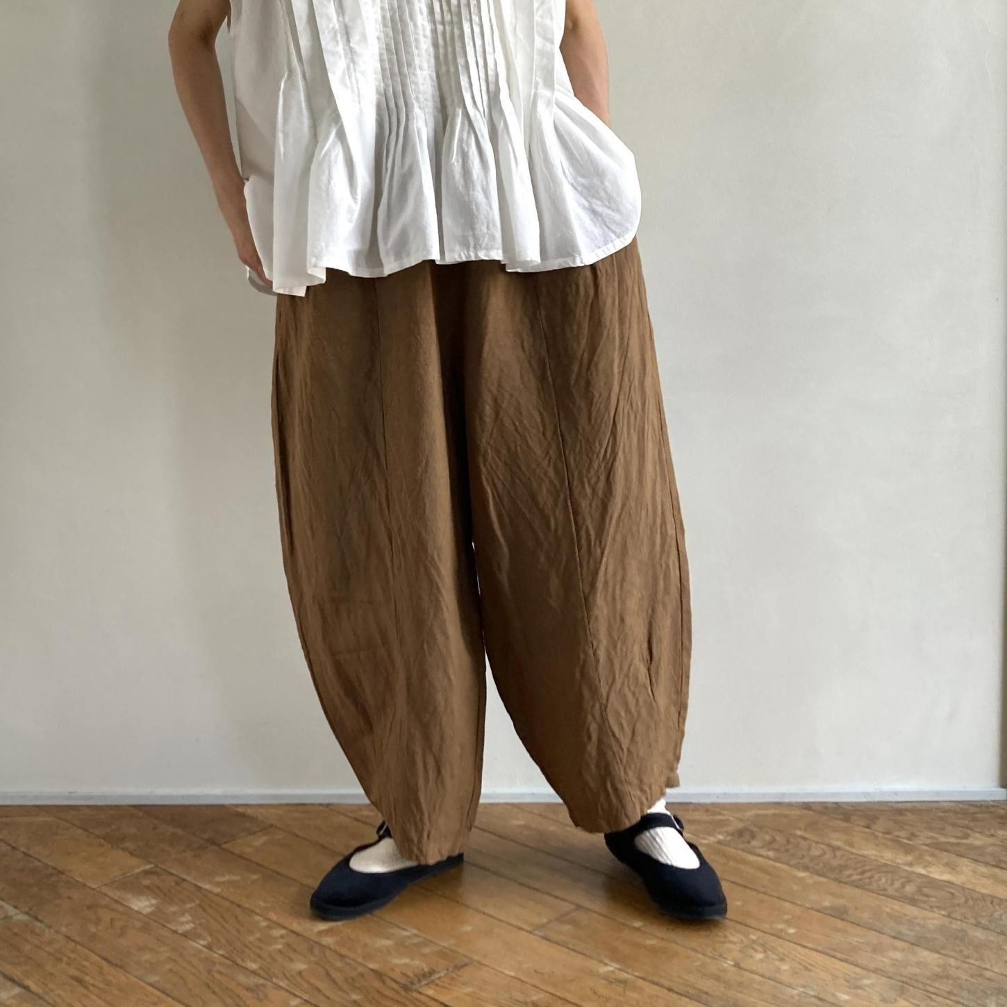 Gauze＃｜LINEN VISCOSE CHARLIE PANTS