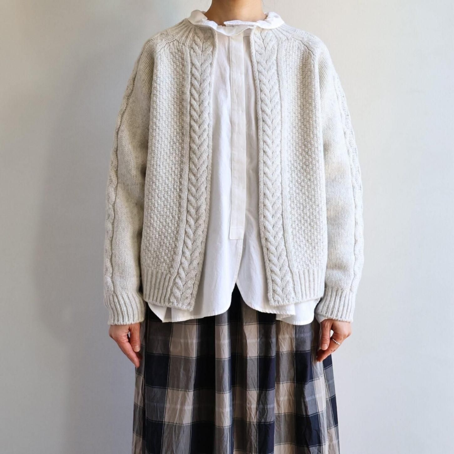 sohi｜アラン編みカーディガン