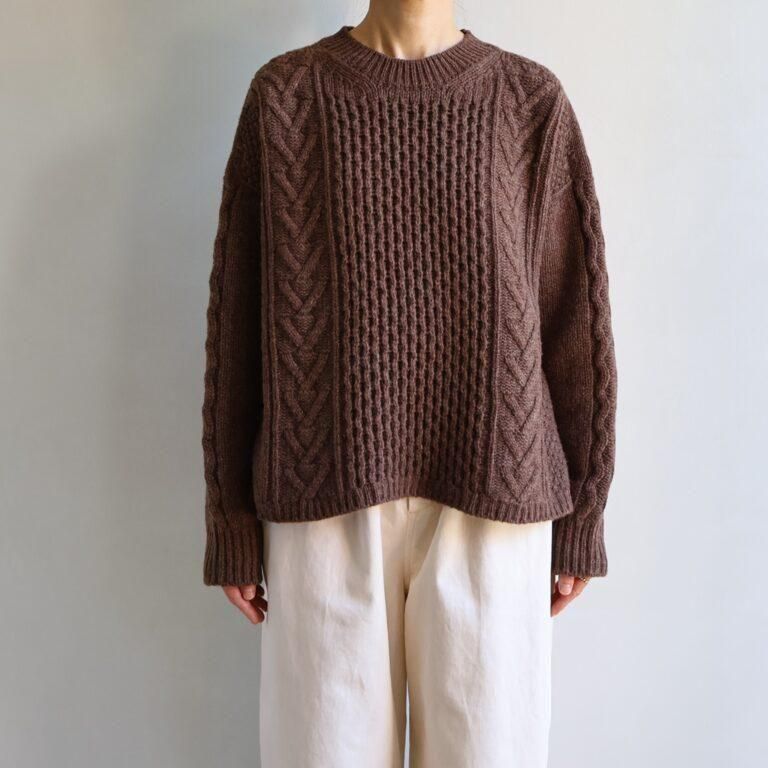 sohi｜アラン編みプルオーバー
