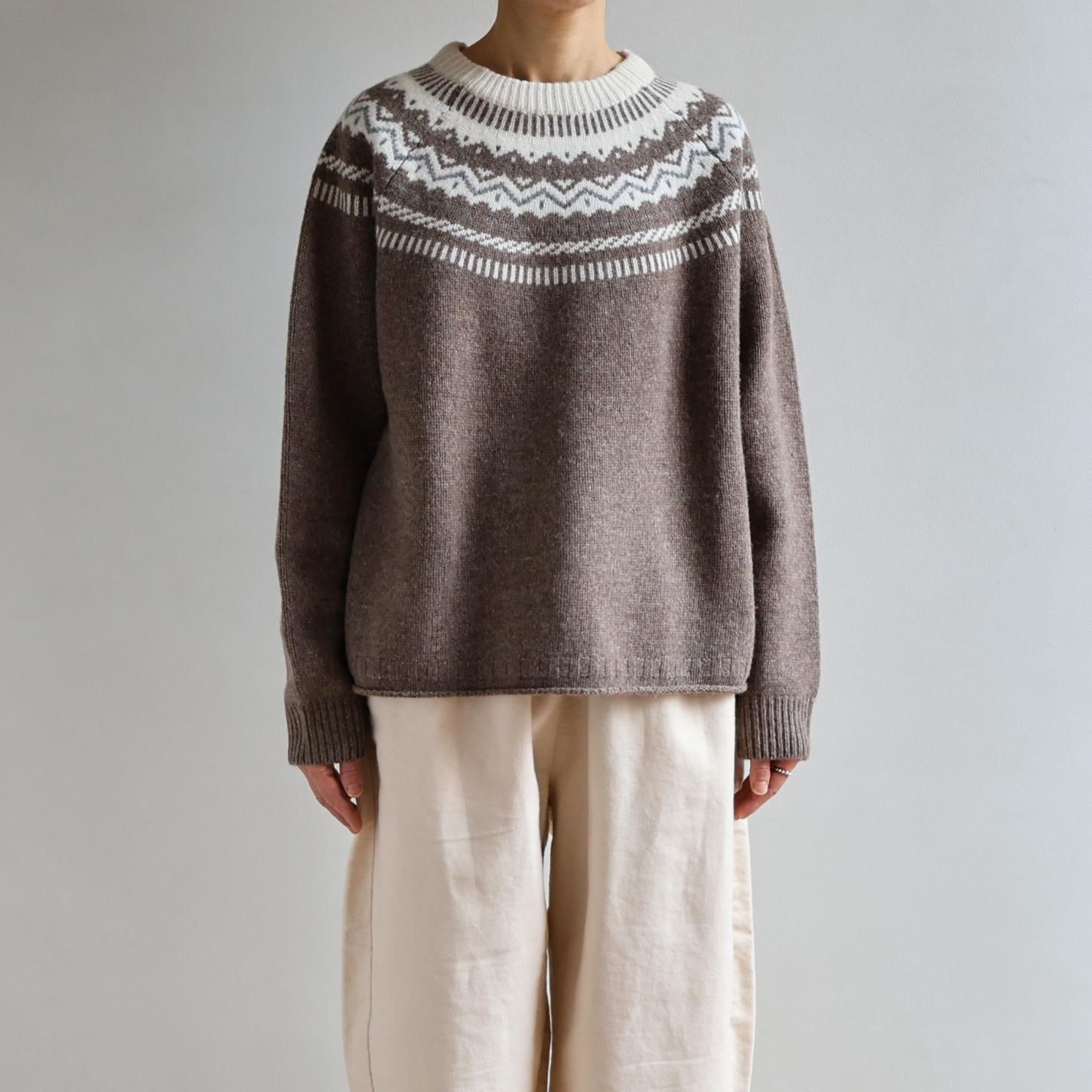 Hands of creation｜フェアアイルクルーネックニット