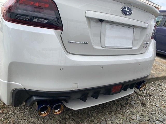 WRX STI / S4 VAB/VAG マフラーカッター ドームタイプ 90mm