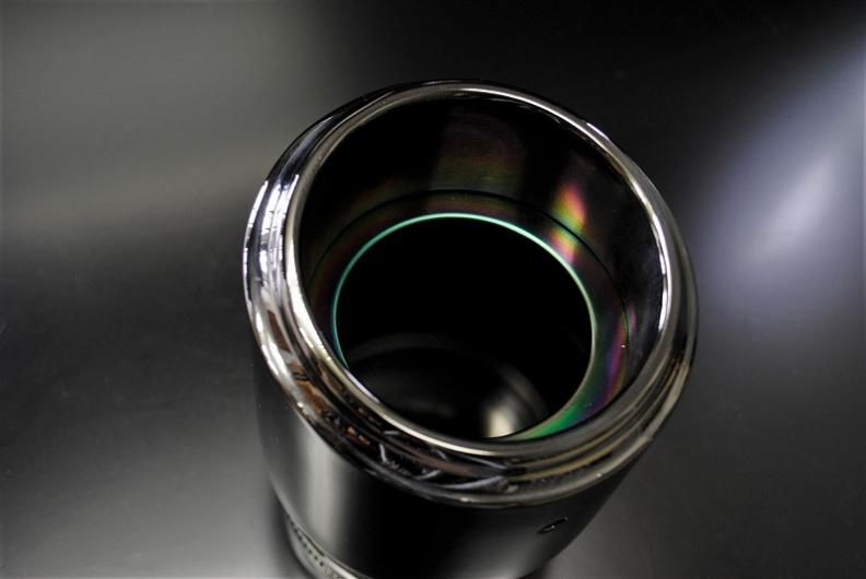 アテンザ GJ系 前期 テーパー マフラーカッター 100mm ブラック
