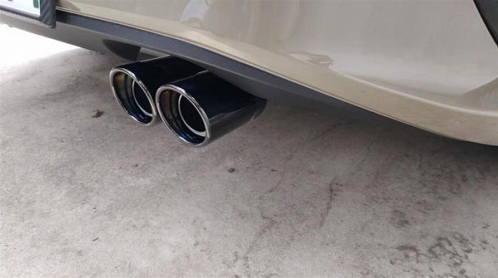 ロードスター ND系 マフラーカッター 80mm ブラック ブラックテール 2