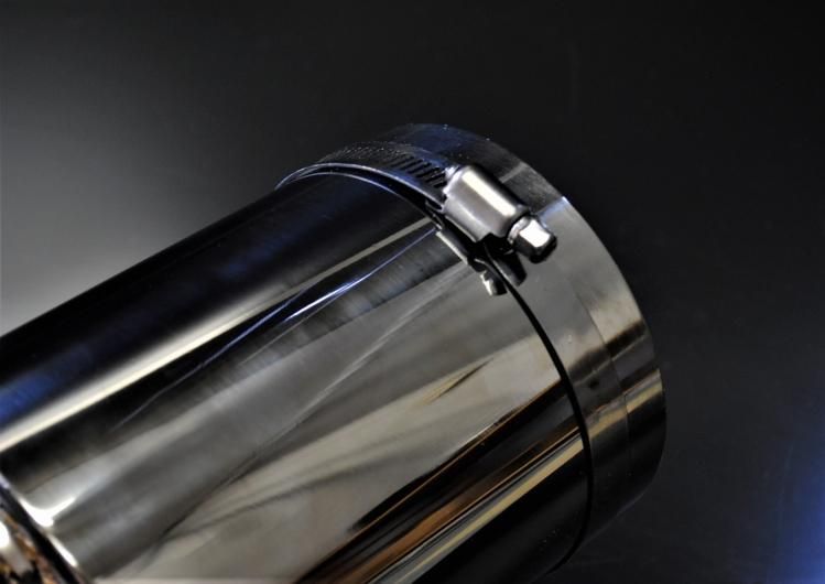 レヴォーグ VN系 テーパーマフラーカッター 100mm ブラック 耐熱 レヴォーグ VN系 テーパーマフラーカッター 100mm ブラック 耐熱