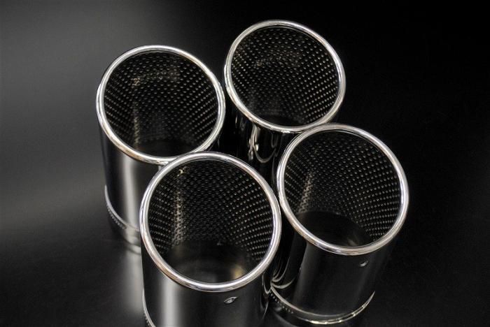 B品】 WRX STI / S4 VAB / VAG マフラーカッター 90mm シルバー B品】 WRX STI / S4 VAB / VAG マフラーカッター 90mm シルバー