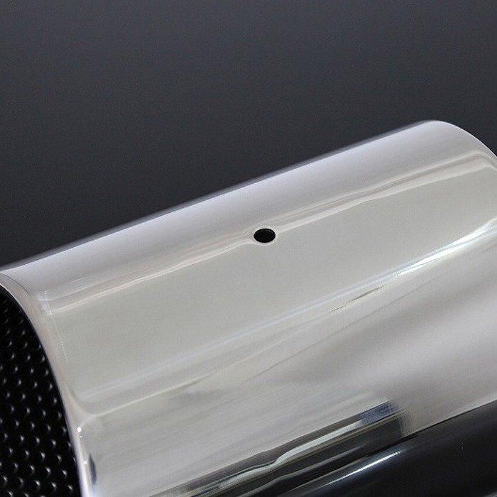 BRZ ZC6/ZD8 マフラーカッター 114mm シルバー 耐熱ブラック塗装
