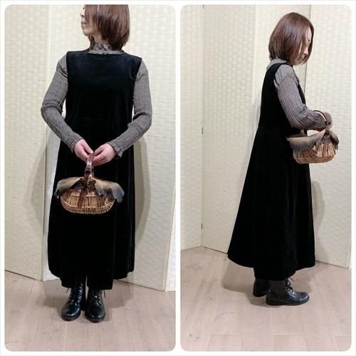 Vicky's～ Vジャンパースカート/サイズ展開有 - 【ワンピース